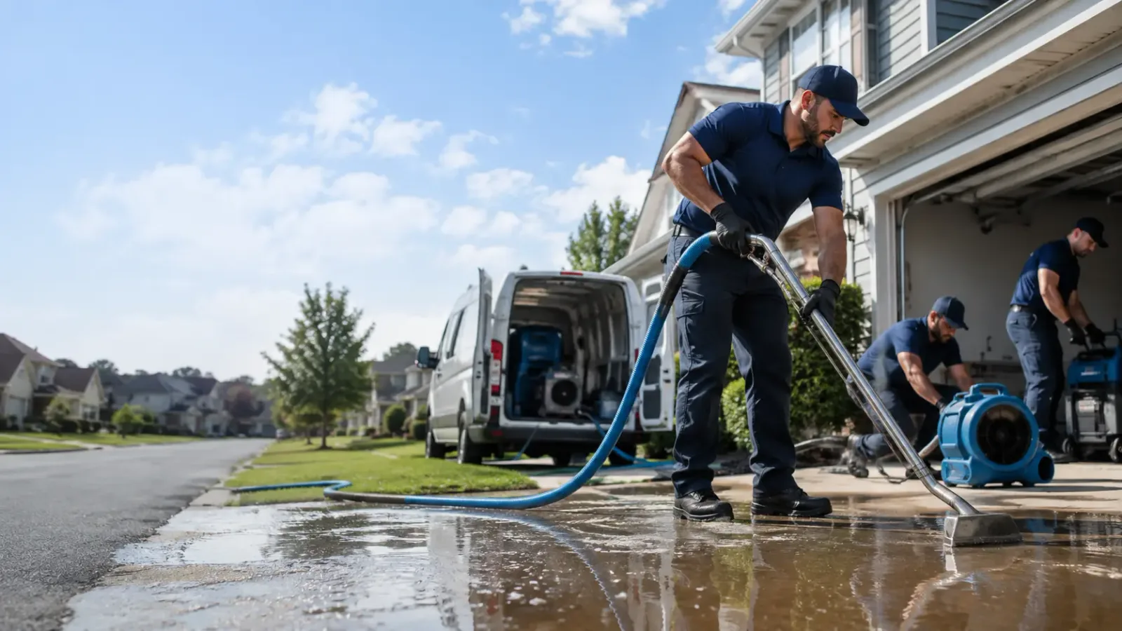 Flood Damage Restoration in Lotus, CA